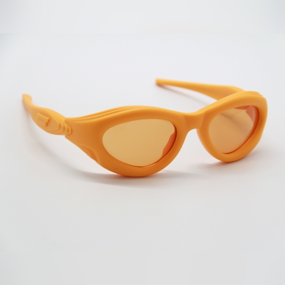 NEW BV1162S 004 BOTTEGA VENETA ORANGE UNISEX  SUNGLASSES - Picture 9 of 13